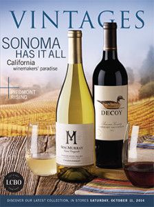 LCBO Vintages magazine Oct 11