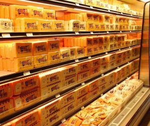 St Albert cheese on the shelf