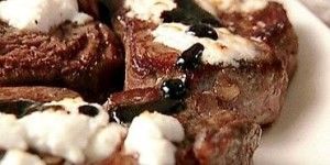 Recipe filet mignon balsamic syrup & goat cheese
